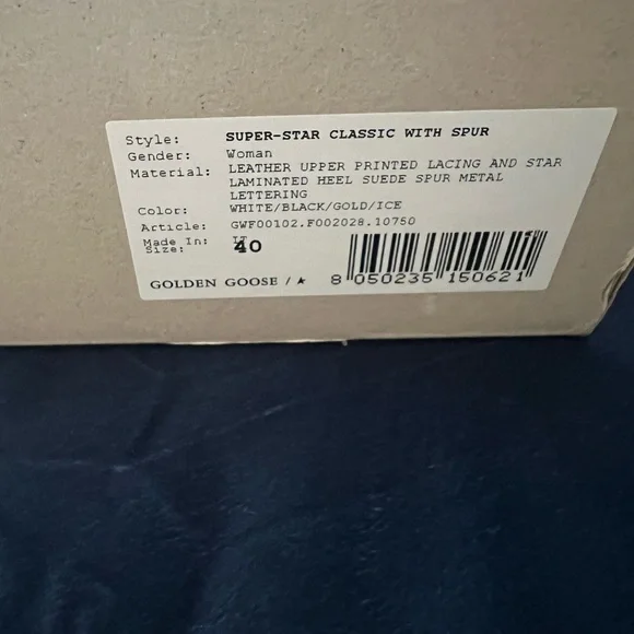 Golden Goose Super Star sz 40